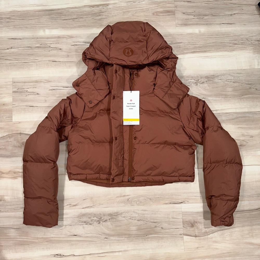 Lululemon wunder puff super cropped jacket